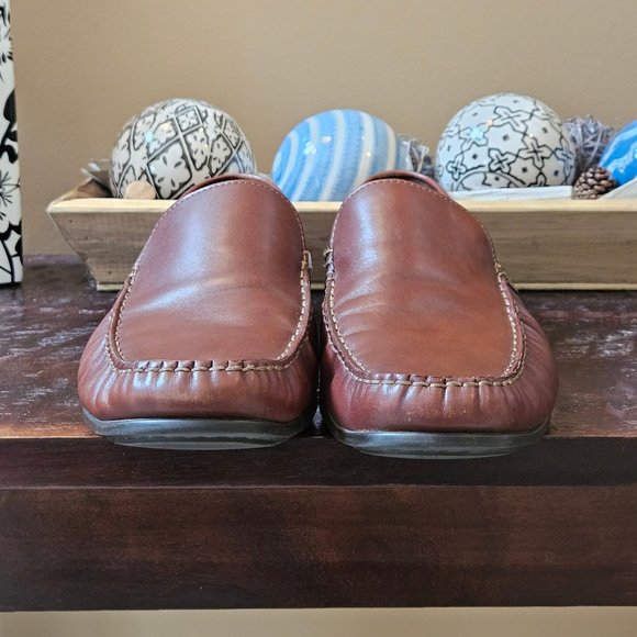 Mephisto Brown Leather Loafers - Picture 4 of 16